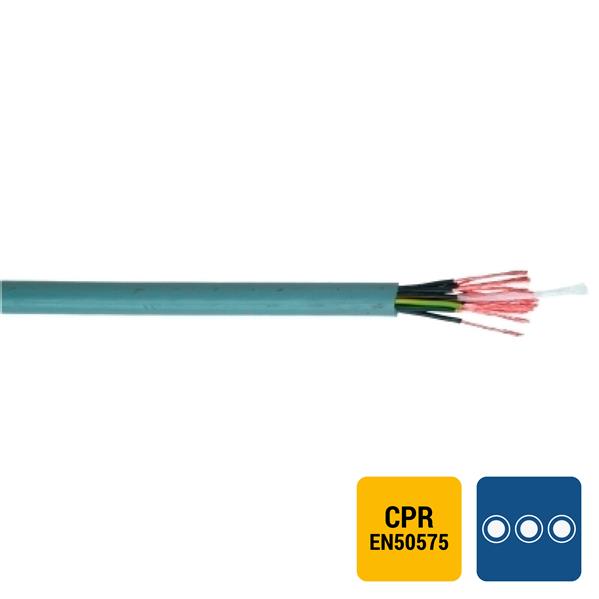 SPECIALE KABEL - LIYY PVC grijs genummerd Cca s3d2a3 18G0,75mm²