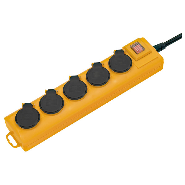 BRENNENSTUHL - Multiprise SL 544 IP44, 5 prises 2M H07 RNF3G2,5