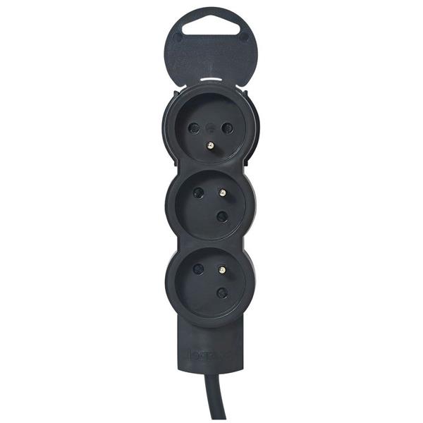 LEGRAND - Bloc multiprises 3x(2P+T) noir avec cordon 3m - standard