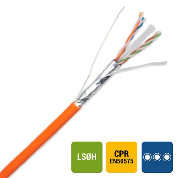 Data Kabels - LANmark-6A F1/UTP AWG23 Cat 6A LSZH Cca s1d1a1 Orange
