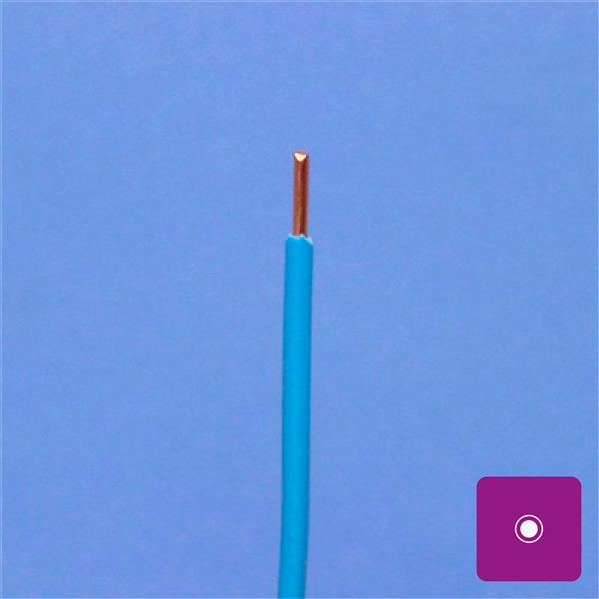 CABLEBEL - VOB H07V-U draad PVC massief 750V blauw 4mm²