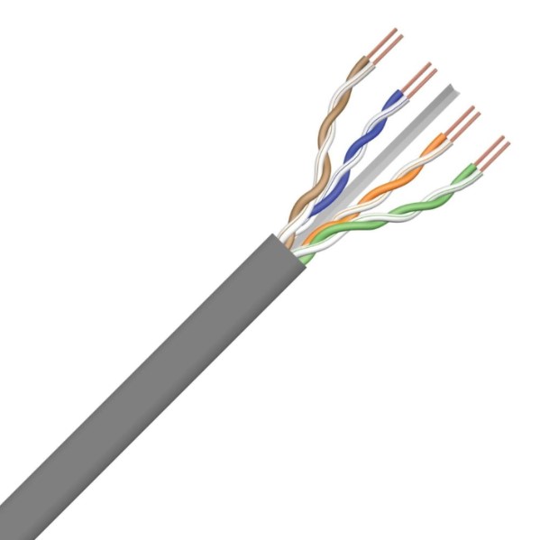 Data Kabels - General Cable datakabel U/UTP 6 4P PVC Eca GRIJS