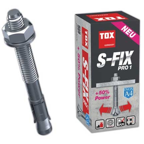 Anker Met Bout S FIX PRO 1 A4 M8x90 25 T40171081 TOX Cebeo E Shop