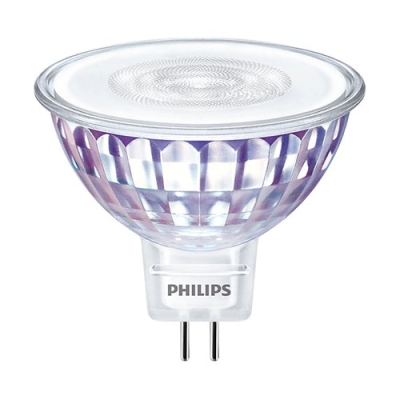 PHILIPS - Master LED spot VLE dimbaar 5.5-35W GU5.3 MR16 12V 2700K 450lm CRI80 60D 25000u