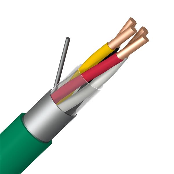 SPECIALE KABEL - EIB buskabel Cca S1D2A1 LS0H groen 5DV5502 KNX 1X4X0,8mm