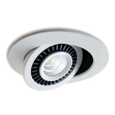 LUMINAR - Leds Boost - INBO 19 - 7W - 3000K - 420lm - wit gelakt alu - dimbaar