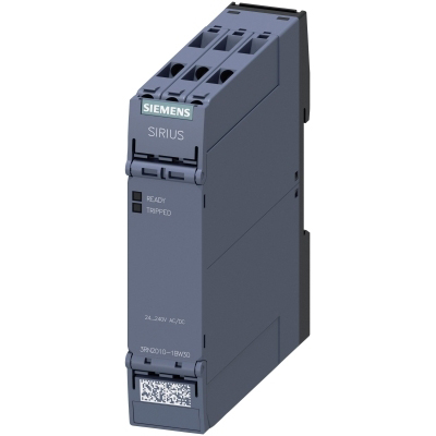 SIEMENS - RELAIS PROT. MOT. THERMIST. UNITE CONTRÈLE STANDARD BOTIER 22,5 MM BORNES A VIS