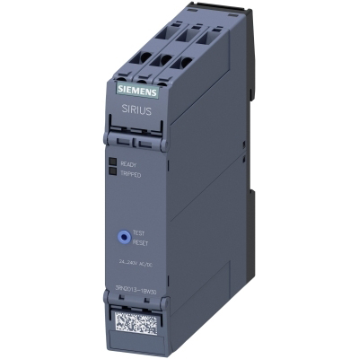 SIEMENS - RELAIS PROT. MOT. THERMIST. UNITE CONTRÈLE STANDARD BOTIER 22,5 MM BORNES A VIS