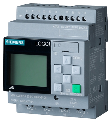 SIEMENS - LOGO! 8.2 230RCE 115V/230V/relay, 8DI/4DO