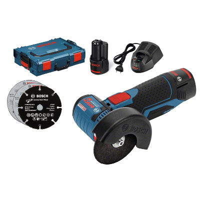 BOSCH - Meuleuse angulaire sans fil GWS 12V-76 2x 3,0Ah, chargeur AL 1130 CV