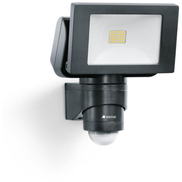 STEINEL - LS150 LED projecteur avec détecteur noir 4000K 20,5W 1760lm IP44