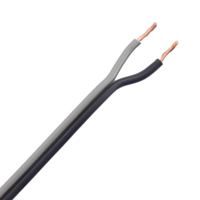CABLES SPECIAUX - Câble haut-parleur PVC noir/gris intérieur Eca 2X1,5mm²