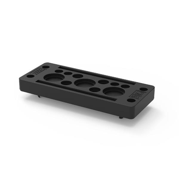 ELDON - Entrée câble 22 ouvertures, polyamide, noir, IP54