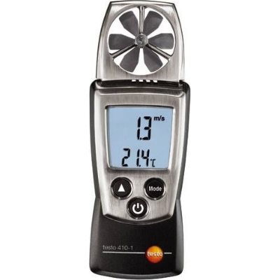 measuring instruments - Testo 410-1, luchtsnelheidsmeting in zakformaat incl.kalibratieprotocol