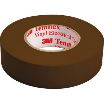 3M - Temflex 1500 elektrische isolatietape vinyl 19mm x 20m bruin