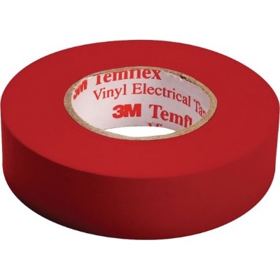 3M - Temflex 1500 elektrische isolatietape vinyl 19mm x 20m rood