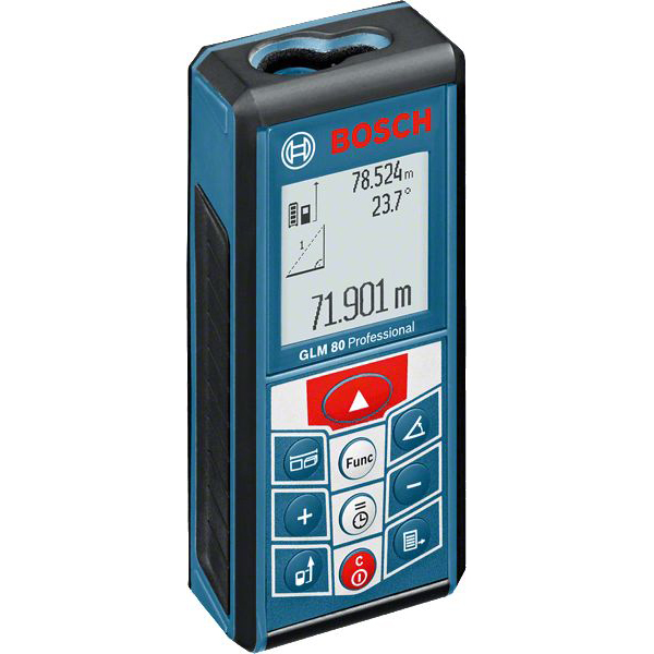 BOSCH - Télémêtre laser GLM 80, capacité 80m, carton + sac