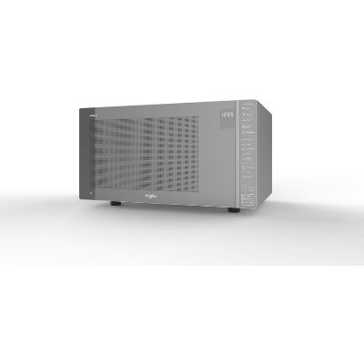 WHIRLPOOL - Four à micro-ondes pose-libre, 900W, 30l, grill, SmartClean, Jet Start, gris