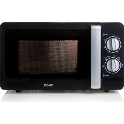 Domo - Microgolfoven vrijstaand, 700W, 20l, 6 vermogens, timer, ontdooifunctie, zwart