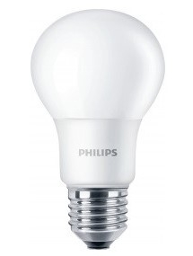 PHILIPS - 1+1 gratuit - CorePro LED bulb 8-60W E27 A60 230V 2700K 806lm CRI80 200D 15000h