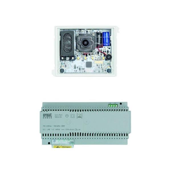 URMET - Alpha kit base audio/vidéo 2Voice incl. Alimentation