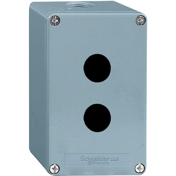 TELEMECANIQUE - lege drukknopkast - XAP-M - metaal - 2 horizontale boringen