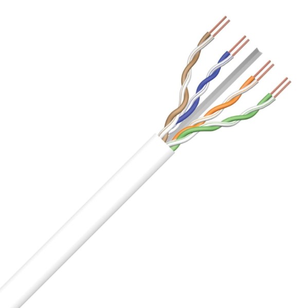 Data Kabels - CAT 6 Cable U/UTP B2ca LS0H 305m Box - White