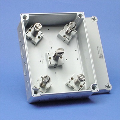VYNCKIER - Serie 55 aftakdoos 25mm² met 5 klemmensteunen