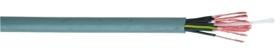 SPECIALE KABEL - LIYY7X 0,75mm² IEC 60332-3 geel/groen zwart genummerd