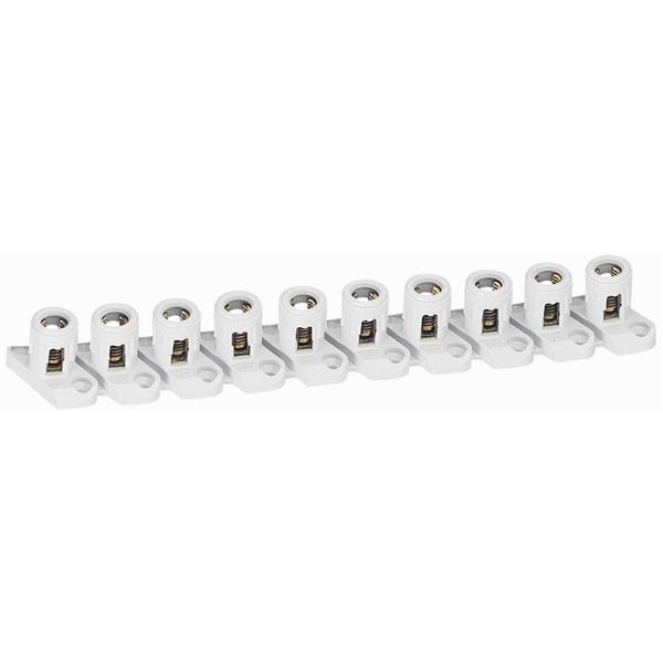 LEGRAND - Barrette 10 bornes séparables cap. 2 x 10 mm² - avec pattes