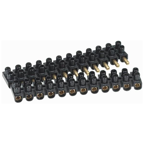 LEGRAND - Barrette Suprem à broches cap. 10 mm² - 25 A maxi - noir