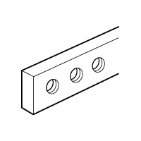 LEGRAND - Koperen staaf 12x4mm - lengte 990mm - met getapte gaten M5 - 160A