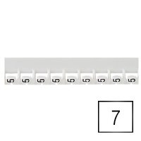 LEGRAND - Repère Mémocab - chiffre 7 noir sur fond blanc - 2,3 mm