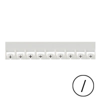 LEGRAND - Mémocab merkteken - delen zwart/witte achtergrond - 2,3 mm