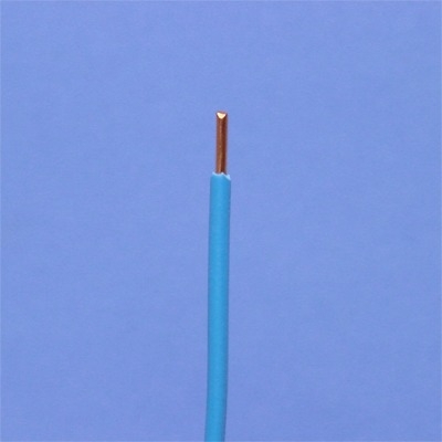 CABLEBEL - VOB H07V-U installatiedraad massief PVC blauw 6mm²