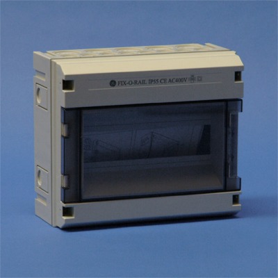VYNCKIER - Fix-o-Rail 55 1 rangée 12 mod. porte transparente ( 650 °C)