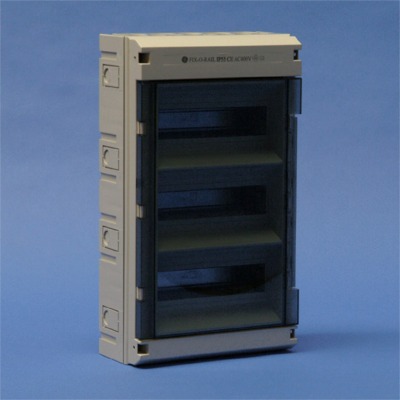 VYNCKIER - Fix-o-Rail 55 3 rangées 36 mod. porte transparente (650 °C)