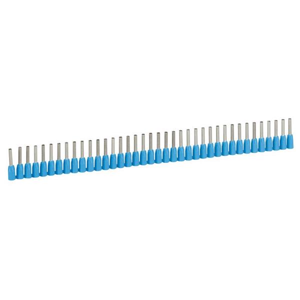 LEGRAND - Embout Starfix section 0,75mm² 12x40 -bleu- collerette isol.