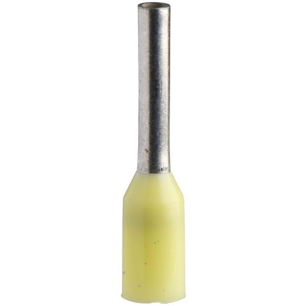 TELEMECANIQUE - Embout de câblage - format moyen - 0,25 mm² - jaune