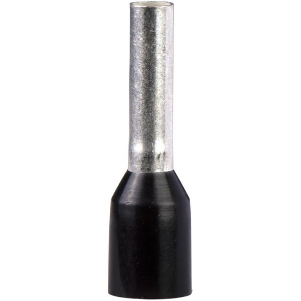 TELEMECANIQUE - Aangegoten draadhulsje - formaat middellang - 1,5 mm² - zwart