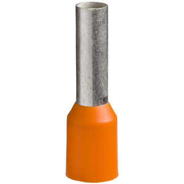 TELEMECANIQUE - Aangegoten draadhulsje - formaat middellang - 4 mm² - oranje